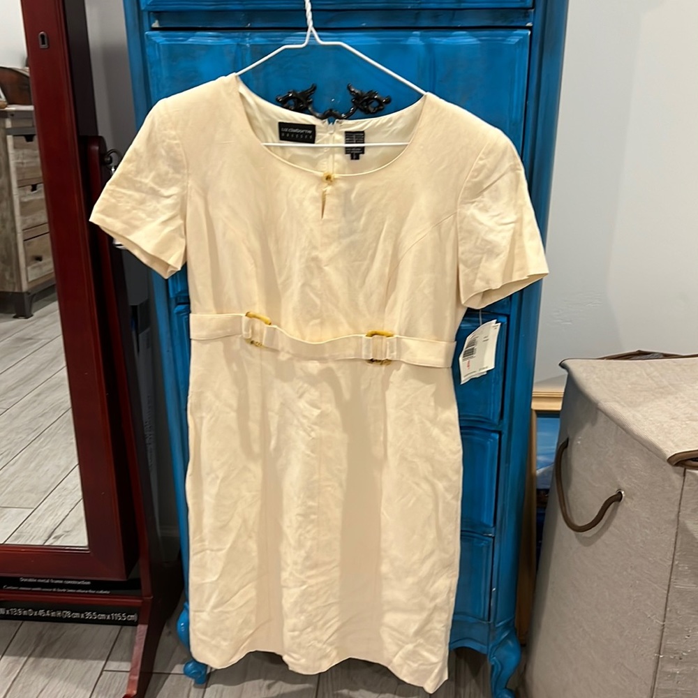 Liz Claiborne vintage ivory dress